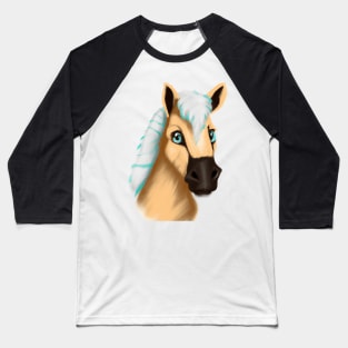 Cute Horse Drawing Baseball T-Shirt